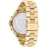 TOMMY HILFIGER MELLIE BROWN DIAL GOLD PLATED STEEL WATCH 1782709