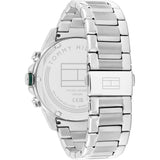 TOMMY HILFIGER LARS TWO-TONE GEOMETRICAL GREEN DIAL STEEL WATCH 1710651