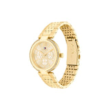 TOMMY HILFIGER SOPHIA IONIC THIN PLATED GOLD STEEL WATCH 1782697