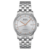 Mido Baroncelli Silver Stainless Steel Strap Men Watch M86004101