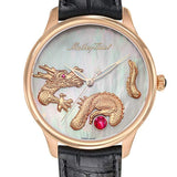 Mathey-Tissot City Leather Collection Edmond Automatic Handcrafted Dragon Men's Watch