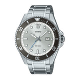 CASIO STANDARD STAINLESS STEEL MDV-107D-P SERIES WATCH