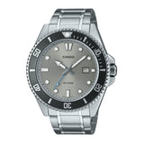 CASIO STANDARD STAINLESS STEEL MDV-107D-P SERIES WATCH