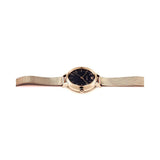 Oui & Me Amourette Black Dial Rose Gold Milanese Strap Women's Watch