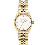 Oui & Me White Dial Gold Stainless Steel Strap Women Watch ME010277