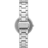 Oui & Me Floral Dial Silver Stainless Steel Strap Women Watch ME010325