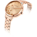 Oui & Me Rose Gold Dial Stainless Steel Strap Women Watch ME010370