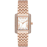 Michael Kors White Dial Rose Gold Stainless Steel Strap Women Watch MK4743