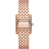 Michael Kors White Dial Rose Gold Stainless Steel Strap Women Watch MK4743