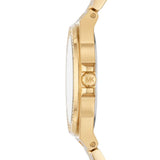 Michael Kors White Dial Gold Stainless Steel Strap Women Watch MK7278