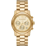 Michael Kors Chronograph Gold Stainless Steel Strap Women Watch MK7323