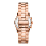 Michael Kors Chronograph Pink Dial Rose Gold Stainless Steel Strap Women Watch MK7352