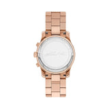 Michael Kors Chronograph Pink Dial Rose Gold Stainless Steel Strap Women Watch MK7352