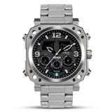 Infantry Chronograph Silver Stainless Steel Strap Men Watch MOD42-FLY-ALLB