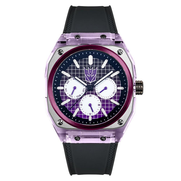 Infantry MOD 42 Transformers Decepticon Black Silicon Strap Men's Watch MOD42-PND-TF-PP