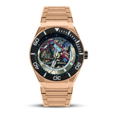 Infantry MOD 44 Transformers Power of Dragon Rose Gold Strap Men Watch MOD44-TF-GD