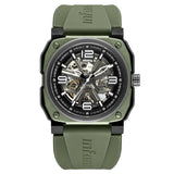 Infantry Analog Green Silicone Strap Men Watch MOD47-FC-06-C