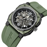 Infantry The Warrior (Military) Green Silicone Strap Men Watch MOD47-FC-06