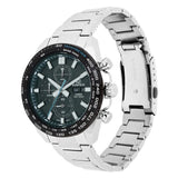 Casio Edifice Chronograph Silver Stainless Steel Strap Men Watch EFR-574DB-3AVUDF-P