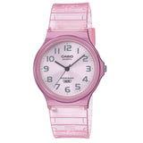 Casio General Analog Quartz Pink Resin Strap Women Watch MQ-24S-4BDF-P