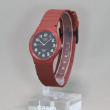 Casio General Black Dial Red Resin Strap Unisex Watch MQ-24UC-4BDF-P