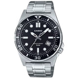 CASIO STANDARD MTD-135D SERIES SILVER STEEL WATCH