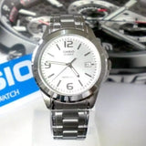 Casio General Stainless Steel Strap Unisex Watch MTP-1215A-7ADF-P