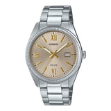 Casio General Champagne Dial Stainless Steel Men's Watch MTP-1302DD-9AVDF