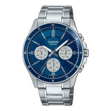 Casio General Standard Chronograph Stainless Steel Men's Watch MTP-1374D-2A3VDF