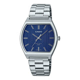 Casio General Blue Dial Silver Stainless Steel Strap Men Watch MTP-B140D-2AVDF