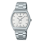 Casio General White Dial Silver Stainless Steel Strap Unisex Watch MTP-B140D-7AVDF