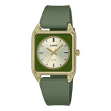 Casio General Analog Green Resin Strap Unisex Watch MTP-B170-3EVDF-P