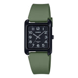 Casio General Analog Green Resin Strap Unisex Watch MTP-B175-3BVDF