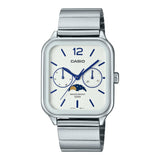 Casio General White Dial Silver Stainless Steel Strap Unisex Watch MTP-M305D-7AVDF