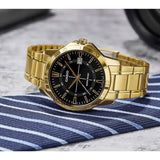 CASIO STANDARD GOLD TONE WATCH MTP-V004G-1CUDF