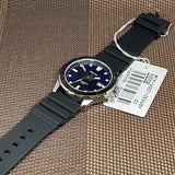 Casio General Blue Dial with Black Resin Strap Men Watch MTP-VD01-2EVUDF