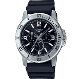 Casio General Black Dial Resin Strap Men Watch MTP-VD300-1BUDF-P