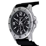 Casio General Black Dial Resin Strap Men Watch MTP-VD300-1BUDF-P