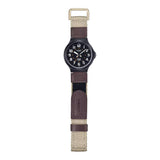 Casio Quartz Analog Brown Cloth Men's Watch MW-240B-5BVDF-P