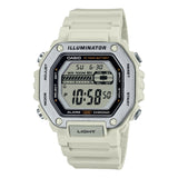 Casio General Digital White Strap Men Watch MWD-110H-8AVDF