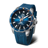 Vostok Europe Rocket N1 Automatic Blue Dial and Silicone Strap Men's Watch NH35-225A615-S