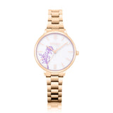 Natbyj Dream Rose Gold Stainless Steel Strap Women Watch NAT0305M