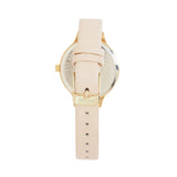 Natbyj Dream White Dial Pink Leather Strap Women Watch NAT0307