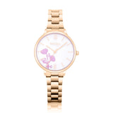 Natbyj Dream Rose Gold Stainless Steel Strap Women Watch NAT0309M