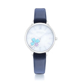 Natbyj Serendipity White Leather Strap Women Watch NAT0501