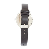 Natbyj First Love Black Leather Strap Women Watch NAT0601