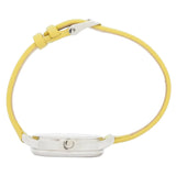 Natbyj First Love White Dial Yellow Leather Strap Women Watch NAT0603