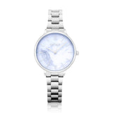 Natbyj Feeedom Silver Stainless Steel Strap Women Watch NAT0701M