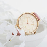 Natbyj Unity Brown Leather Strap Women Watch NAT0806