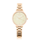 Natbyj Unity Rose Gold Stainless Steel Strap Women Watch NAT0806M